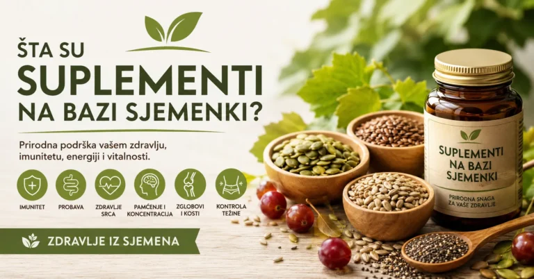 Suplementi na bazi sjemenki za imunitet, energiju i zdravlje