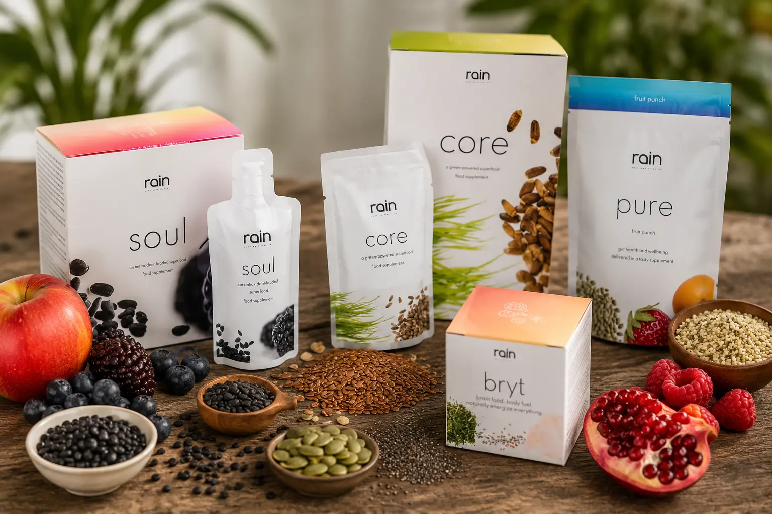 SOUL, CORE, PURE i BRYT uz prirodne sjemenke i voće