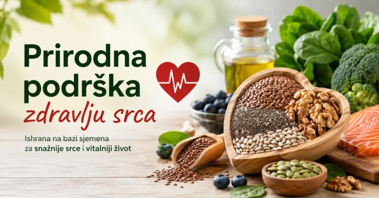Prirodna podrška zdravlju srca uz sjemenke, omega-3 i zdravu ishranu
