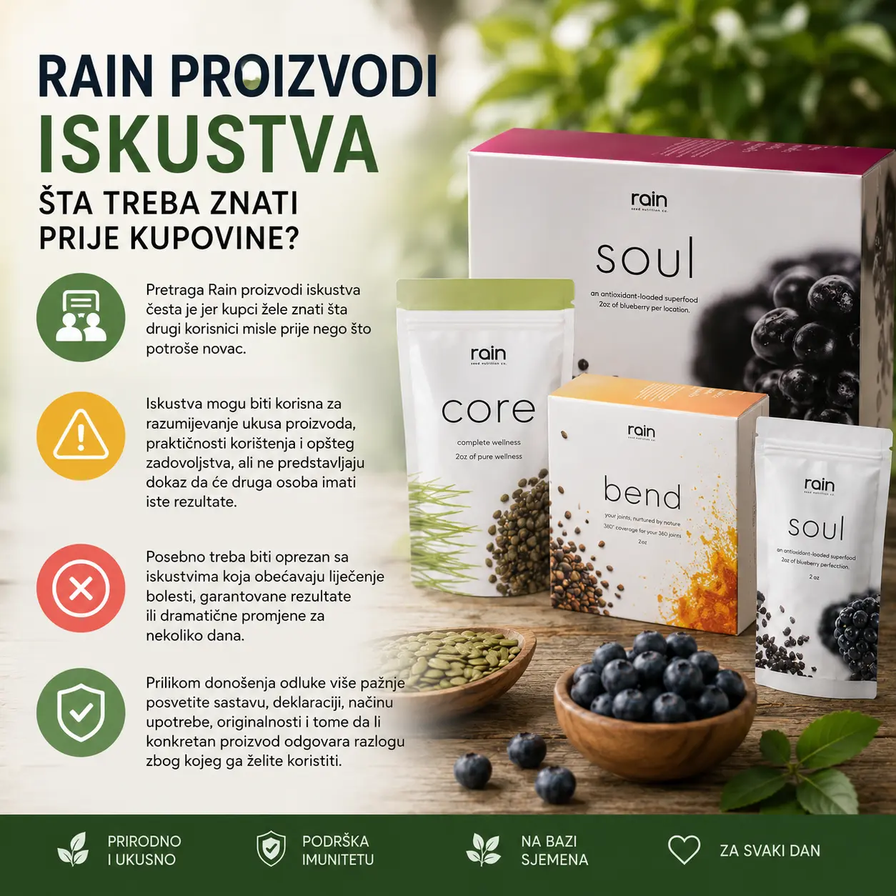 Rain proizvodi iskustva
